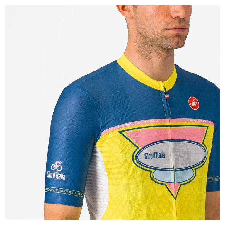 Castelli #Giro107 Oropa 2024 Short Sleeve Jersey M Yellow - 2XL Yellow - Image 6