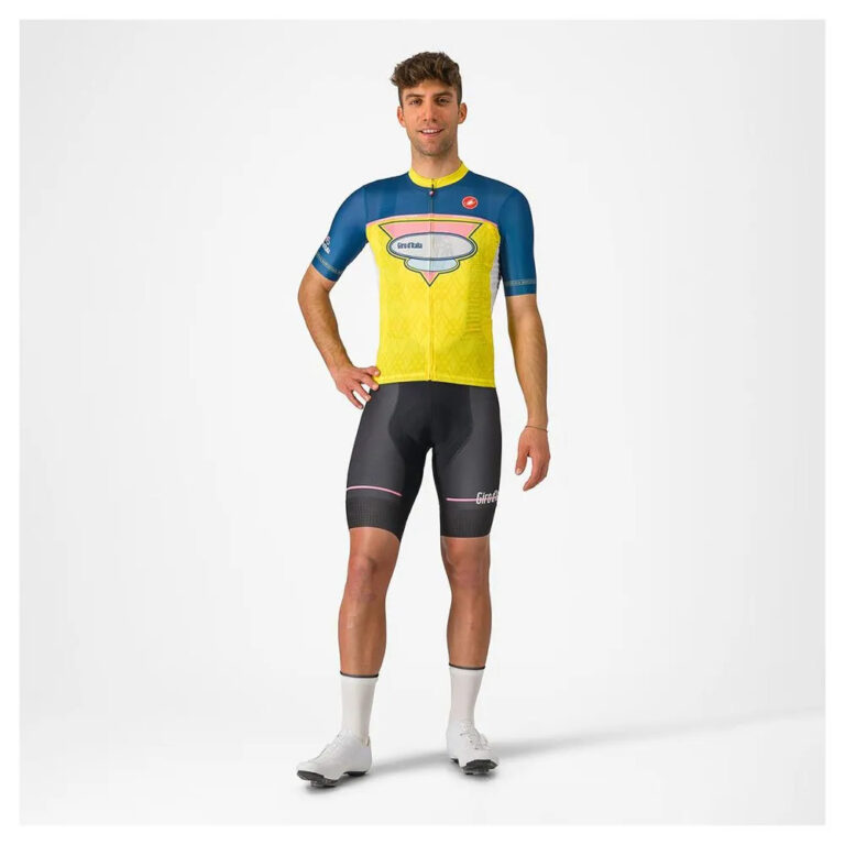 Castelli #Giro107 Oropa 2024 Short Sleeve Jersey M Yellow - 2XL Yellow - Image 7