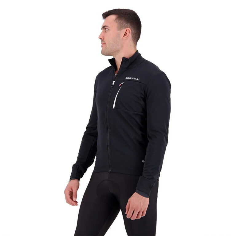 Castelli Go Jacket XS Light Black / White - 3XL Light Black / White - Image 3