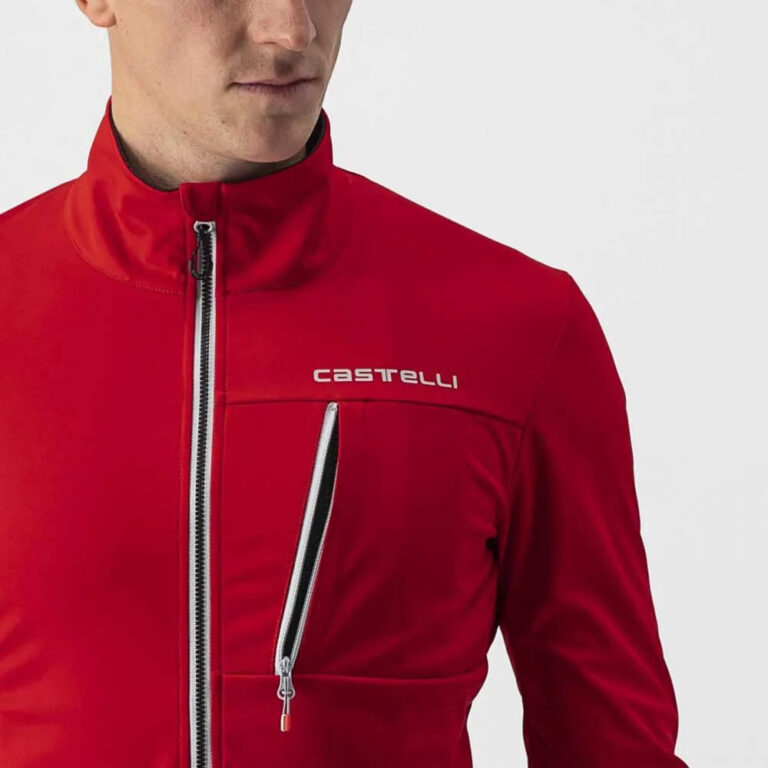 Castelli Go Jacket S Red / Silver Grey - 3XL Red / Silver Grey - Image 9