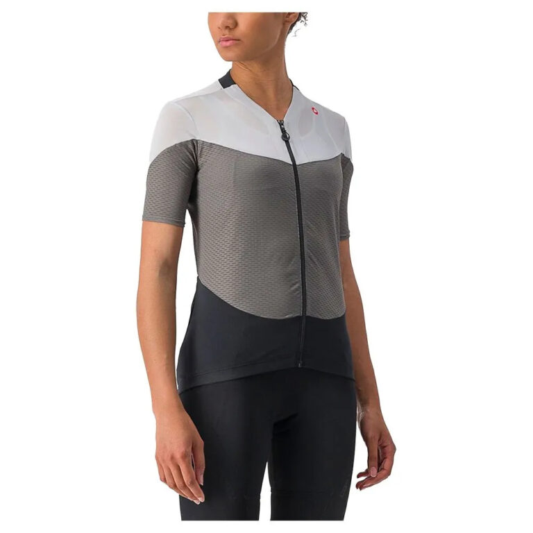 Castelli Gradient Color Block Short Sleeve Jersey XS Gunmetal Grey / Silver Grey - M Gunmetal Grey / Silver Grey