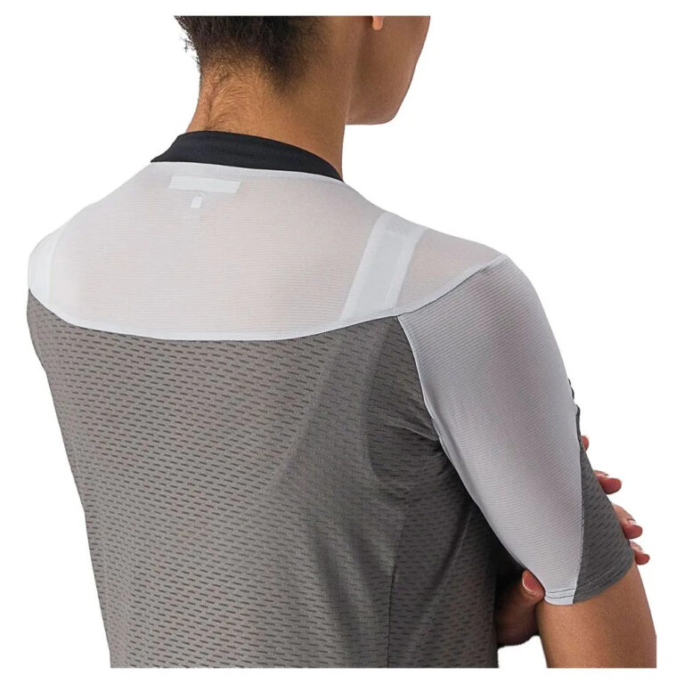 Castelli Gradient Color Block Short Sleeve Jersey XS Gunmetal Grey / Silver Grey - M Gunmetal Grey / Silver Grey - Image 5