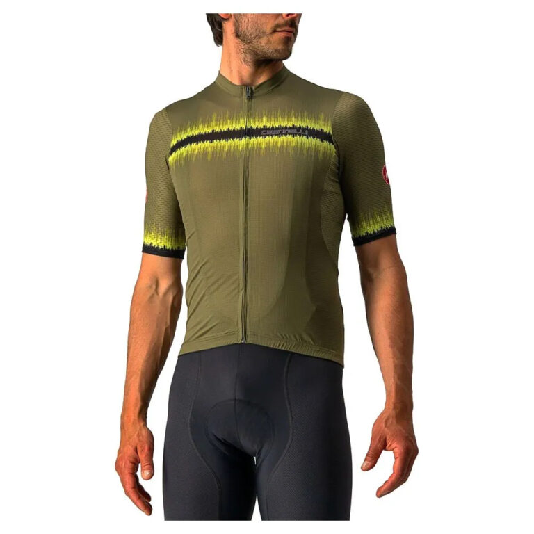 Castelli Grimpeur Short Sleeve Jersey M Moss Green - 2XL Moss Green