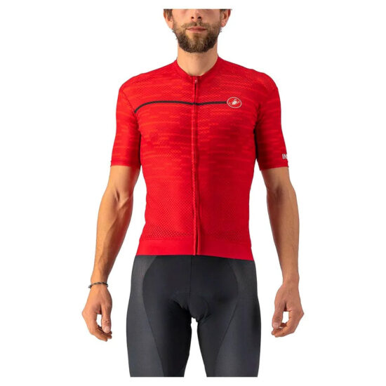 Castelli Insider Short Sleeve Jersey S Dark Red - 2XL Dark Red