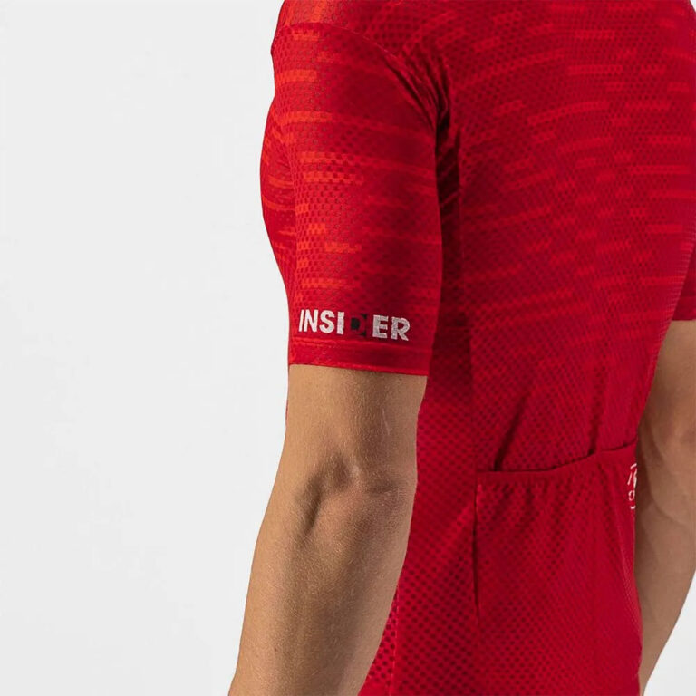 Castelli Insider Short Sleeve Jersey S Dark Red - 2XL Dark Red - Image 4