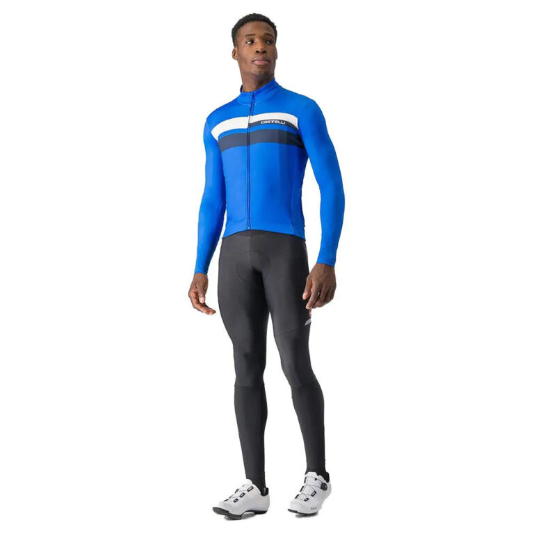 Castelli Lineare Long Sleeve Jersey S Blue Italia - Image 5