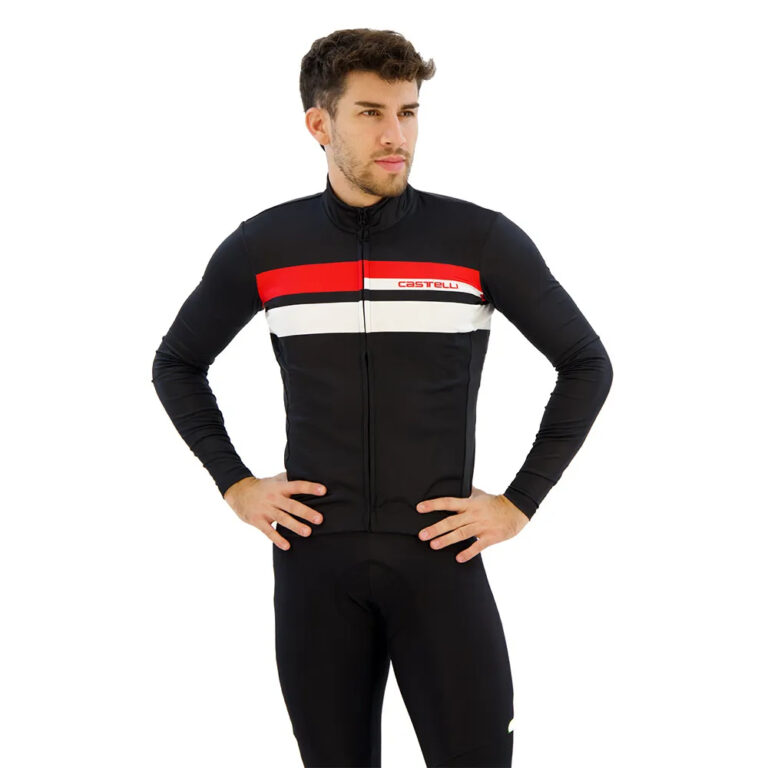 Castelli Lineare Long Sleeve Jersey S Light Black - M Light Black