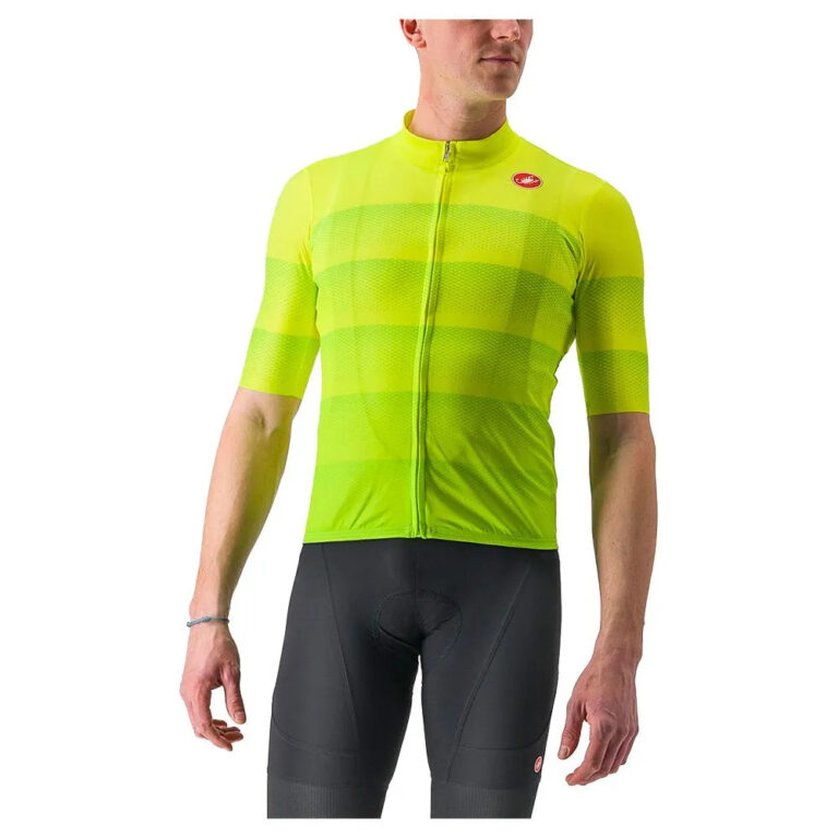 Castelli Livelli Short Sleeve Jersey S Yellow Fluo - 2XL Yellow Fluo