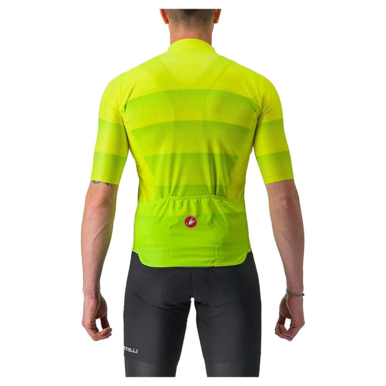 Castelli Livelli Short Sleeve Jersey S Yellow Fluo - 2XL Yellow Fluo - Image 2