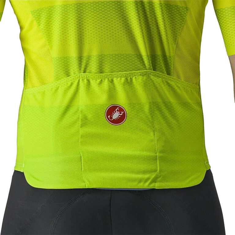 Castelli Livelli Short Sleeve Jersey S Yellow Fluo - 2XL Yellow Fluo - Image 3