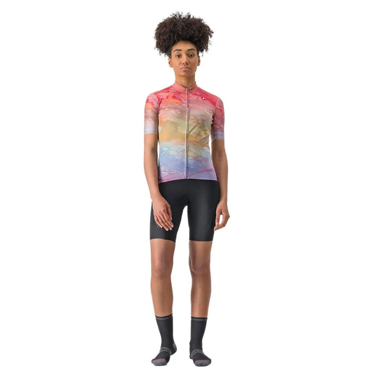 Castelli Marmo Short Sleeve Jersey XS Multicolor Violet Mist - XL Multicolor Violet Mist - Image 5