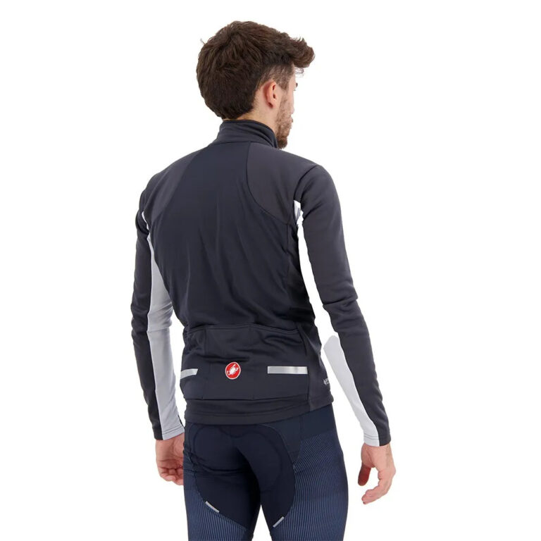 Castelli Mortirolo 6S Jacket S Dark Grey / Silver / Red Reflex - 3XL Dark Grey / Silver / Red Reflex - Image 4