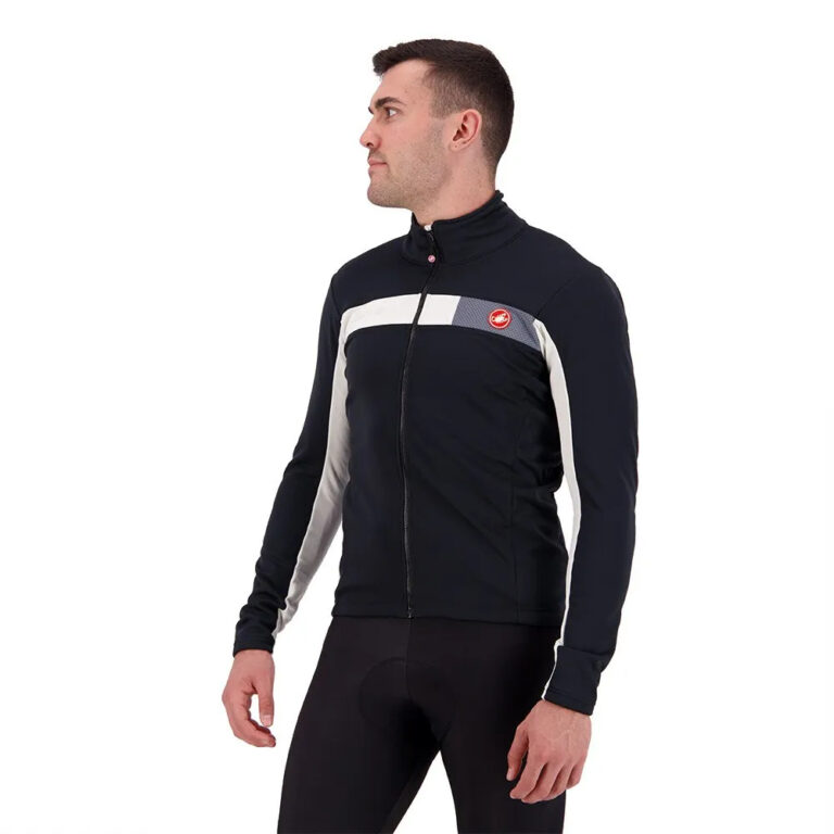 Castelli Mortirolo 6S Jacket S Light Black / Chalk / Silver Reflex - 3XL Light Black / Chalk / Silver Reflex - Image 3