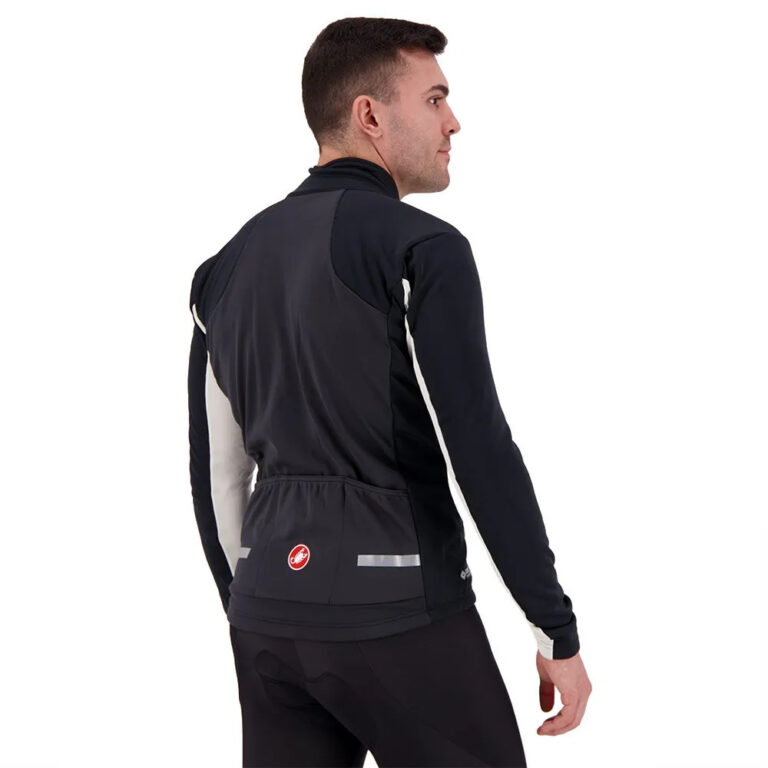 Castelli Mortirolo 6S Jacket S Light Black / Chalk / Silver Reflex - 3XL Light Black / Chalk / Silver Reflex - Image 4