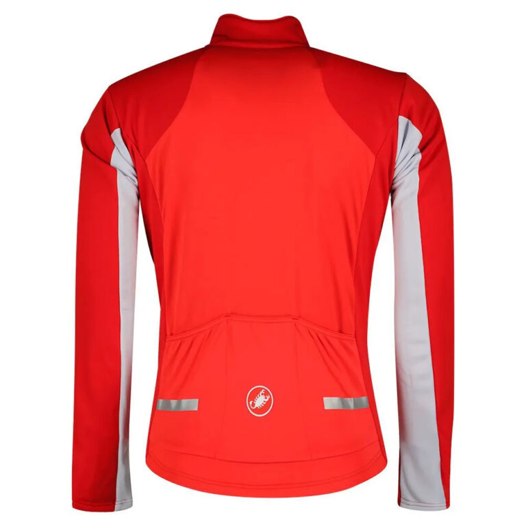 Castelli Mortirolo 6S Jacket S Red / Silver / Red Reflex - 3XL Red / Silver / Red Reflex - Image 4