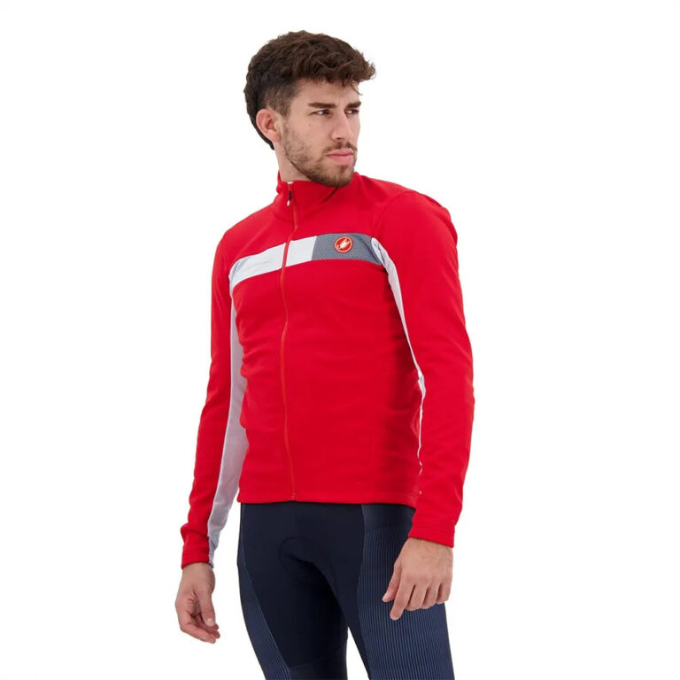 Castelli Mortirolo 6S Jacket S Red / Silver / Red Reflex - 3XL Red / Silver / Red Reflex - Image 6