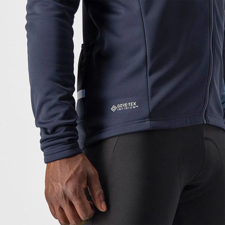 Castelli Mortirolo 6S Jacket S Savile Blue / Steel Blue / Silver Reflex - 2XL Savile Blue / Steel Blue / Silver Reflex - Image 4