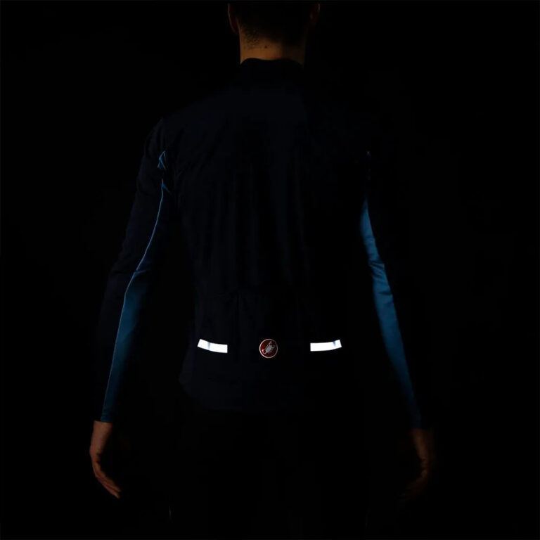 Castelli Mortirolo 6S Jacket S Savile Blue / Steel Blue / Silver Reflex - 2XL Savile Blue / Steel Blue / Silver Reflex - Image 7