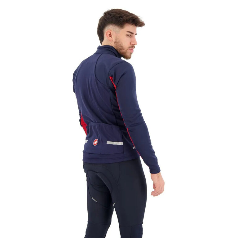 Castelli Mortirolo 6S Jacket S Blue / Red / Silver - 2XL Blue / Red / Silver - Image 4