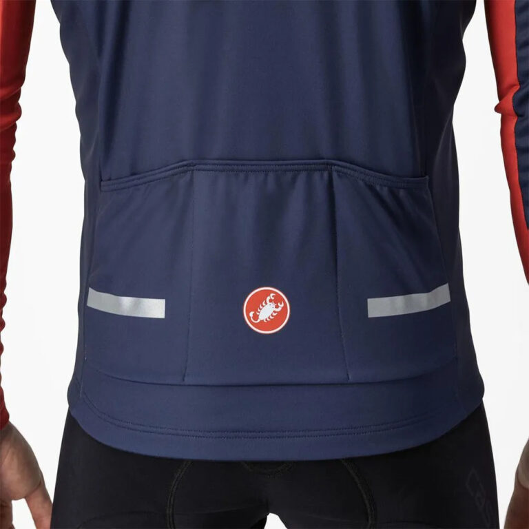 Castelli Mortirolo 6S Jacket S Blue / Red / Silver - 2XL Blue / Red / Silver - Image 5