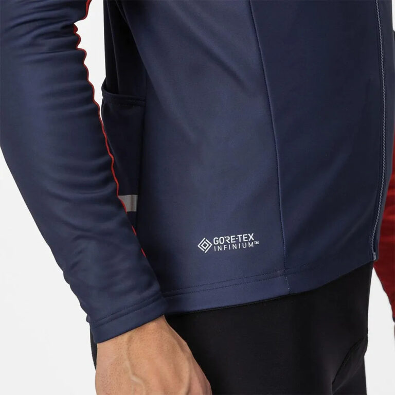 Castelli Mortirolo 6S Jacket S Blue / Red / Silver - 2XL Blue / Red / Silver - Image 6