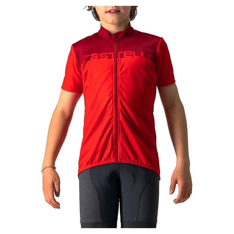 Castelli Neo Prologo Short Sleeve Jersey 10 Years Red / Pro Red - 8 Years Red / Pro Red