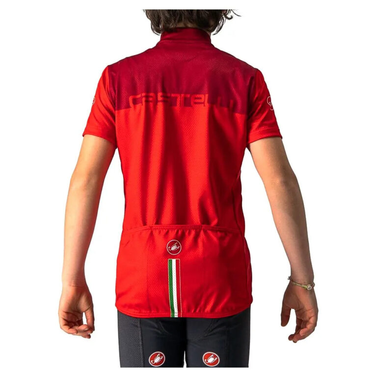 Castelli Neo Prologo Short Sleeve Jersey 10 Years Red / Pro Red - 8 Years Red / Pro Red - Image 2