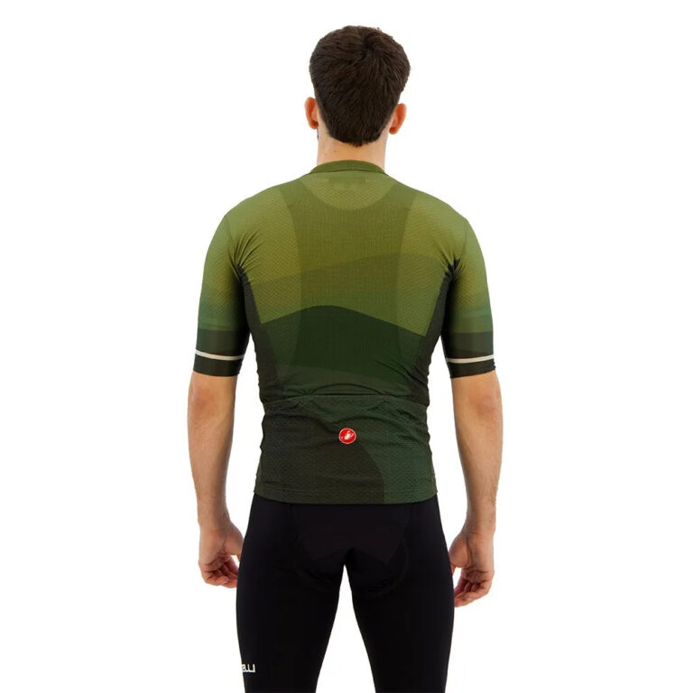 Castelli Orizzonte Short Sleeve Jersey S Deep Green / Sage-Silver Moon - XL Deep Green / Sage-Silver Moon - Image 2