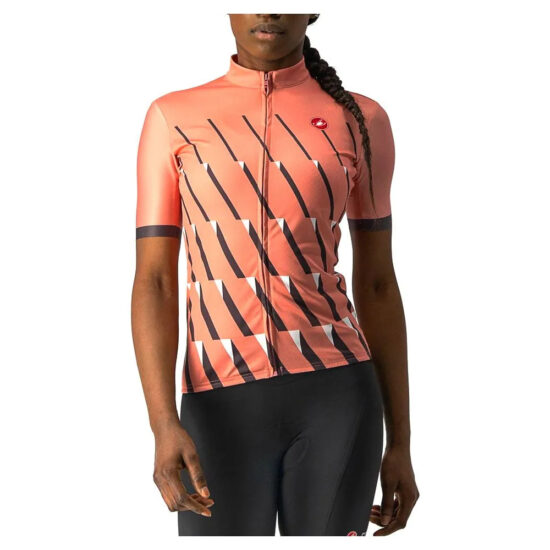 Castelli Pendio Short Sleeve Jersey XS Blush / Dark Grey / White - L Blush / Dark Grey / White