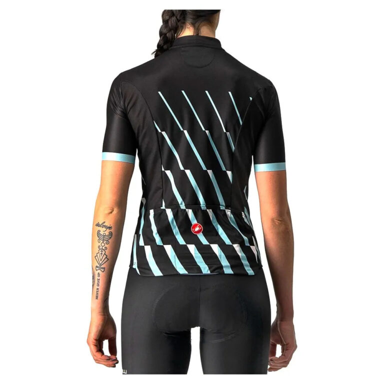 Castelli Pendio Short Sleeve Jersey S Light Black / Light Steel Blue / White - XL Light Black / Light Steel Blue / White - Image 2