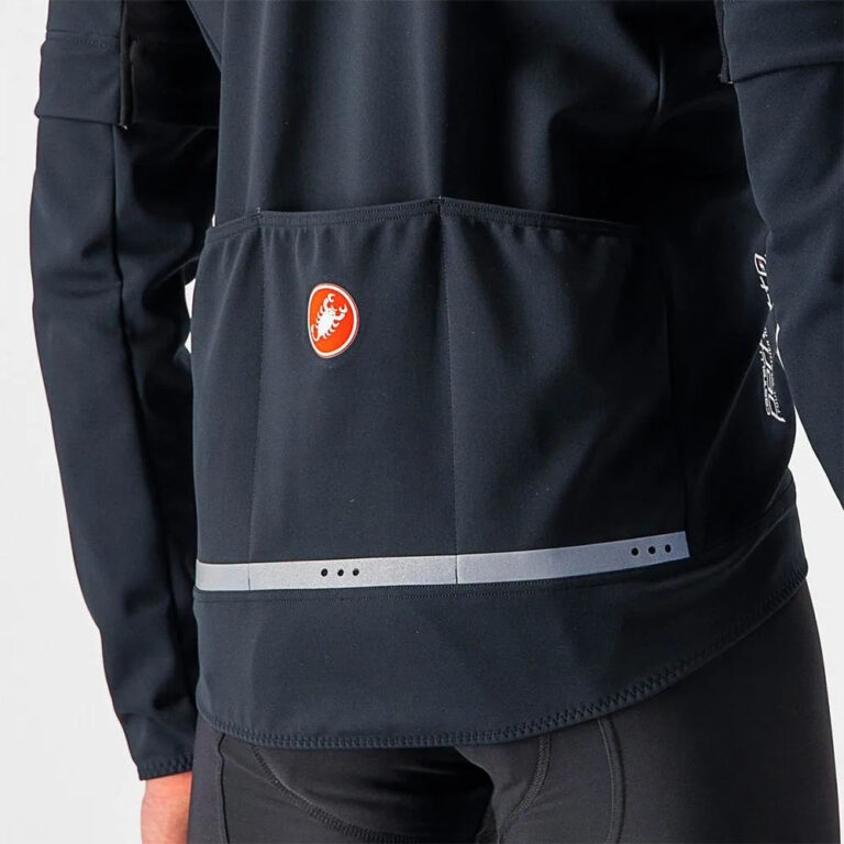 Castelli Perfetto RoS 2 Convertible Jacket XS Light Black / Black Reflex - 3XL Light Black / Black Reflex - Image 5