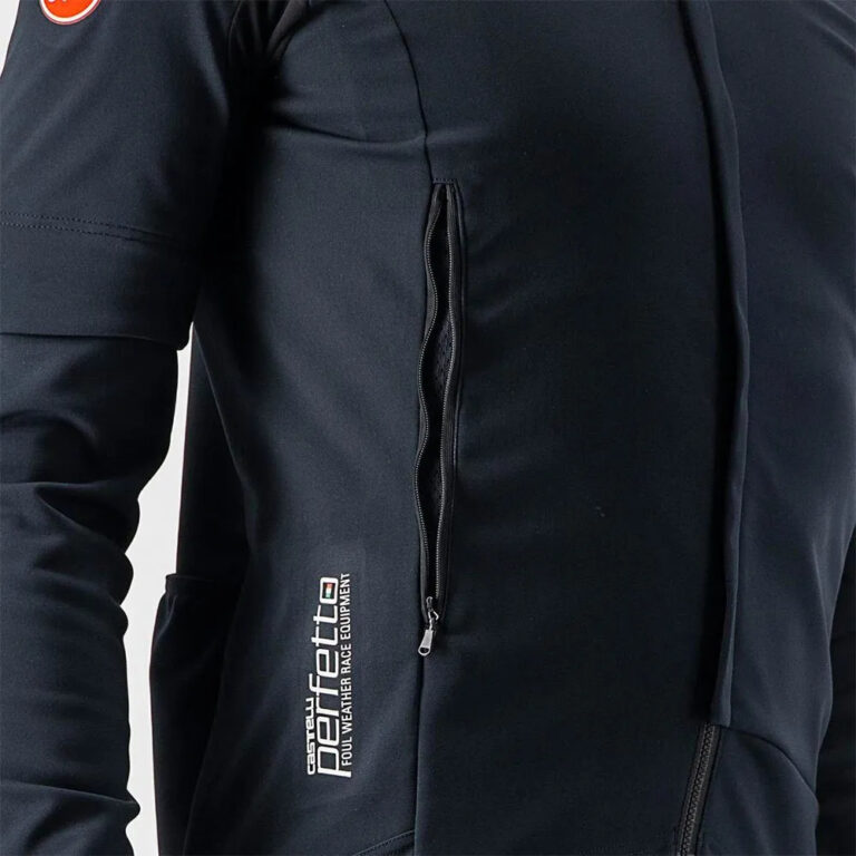 Castelli Perfetto RoS 2 Convertible Jacket XS Light Black / Black Reflex - 3XL Light Black / Black Reflex - Image 6