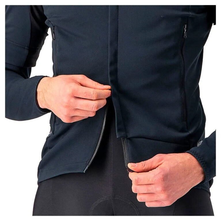 Castelli Perfetto RoS 2 Convertible Jacket XS Light Black / Black Reflex - 3XL Light Black / Black Reflex - Image 7