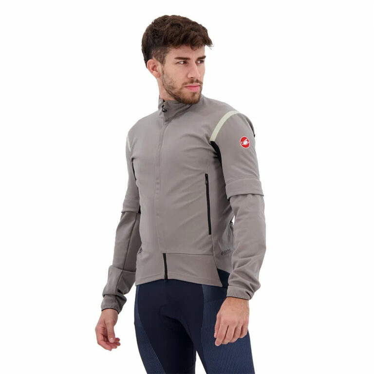 Castelli Perfetto RoS 2 Convertible Jacket S Nickel Grey / Travertino Grey - 2XL Nickel Grey / Travertino Grey - Image 3