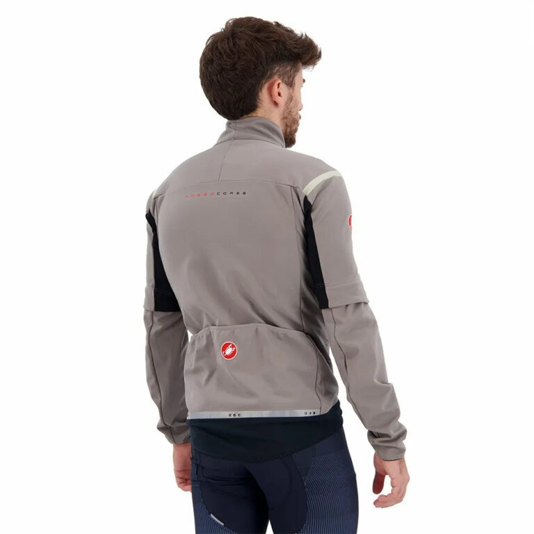 Castelli Perfetto RoS 2 Convertible Jacket S Nickel Grey / Travertino Grey - 2XL Nickel Grey / Travertino Grey - Image 4