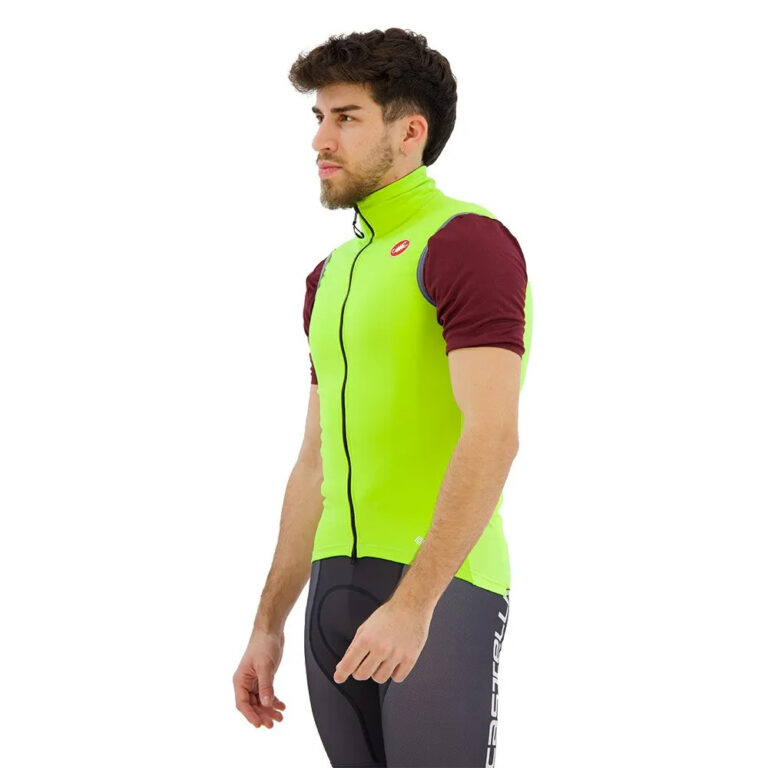 Castelli Perfetto RoS 2 Gilet XS Electric Lime - 3XL Electric Lime - Image 3