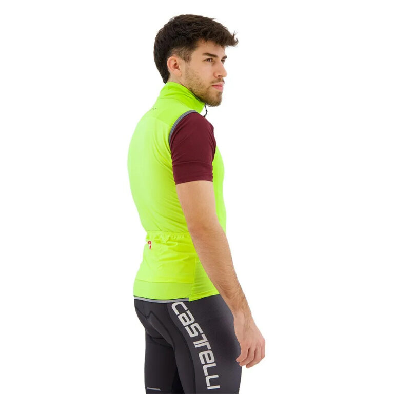 Castelli Perfetto RoS 2 Gilet XS Electric Lime - 3XL Electric Lime - Image 4