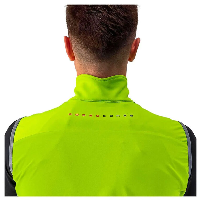 Castelli Perfetto RoS 2 Gilet XS Electric Lime - 3XL Electric Lime - Image 6