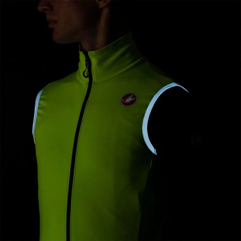 Castelli Perfetto RoS 2 Gilet XS Electric Lime - 3XL Electric Lime - Image 9