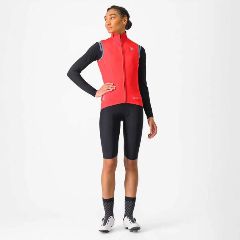 Castelli Perfetto Ros 2 Gilet XS Black / Hibiscus - XL Black / Hibiscus - Image 7