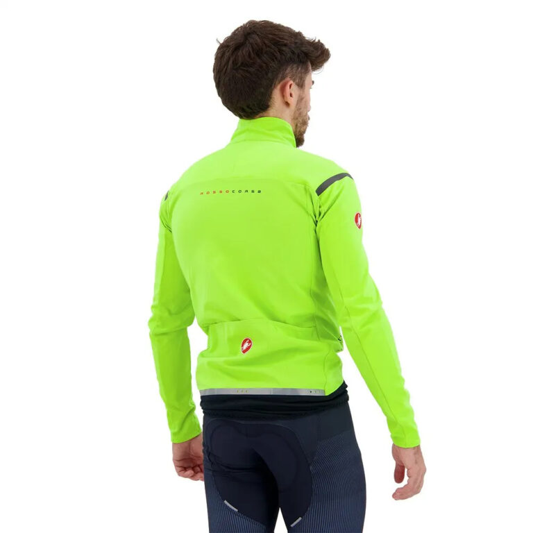 Castelli Perfetto RoS 2 Jacket XS Electric Lime / Dark Grey - 3XL Electric Lime / Dark Grey - Image 4