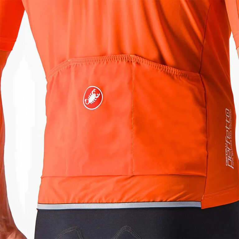 Castelli Perfetto RoS 2 Wind Jacket XS Orange - 3XL Orange - Image 4