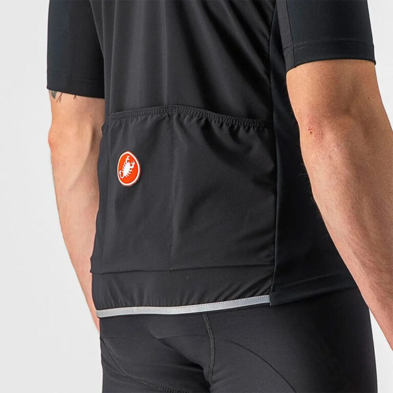 Castelli Perfetto RoS 2 Wind Short Sleeve Jersey M Light Black - XL Light Black - Image 3