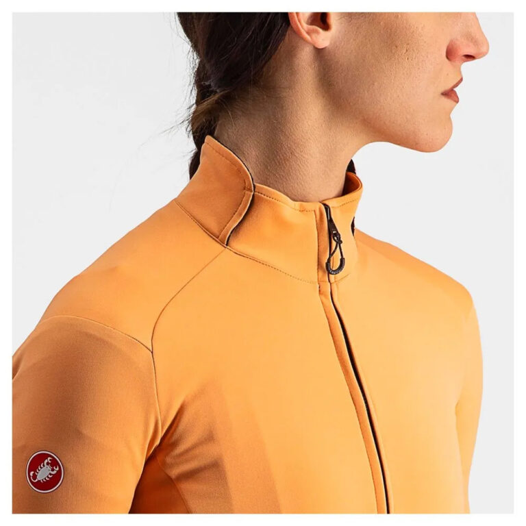 Castelli Perfetto RoS 2 Wind Short Sleeve Jersey S Light Orange - M Light Orange - Image 4