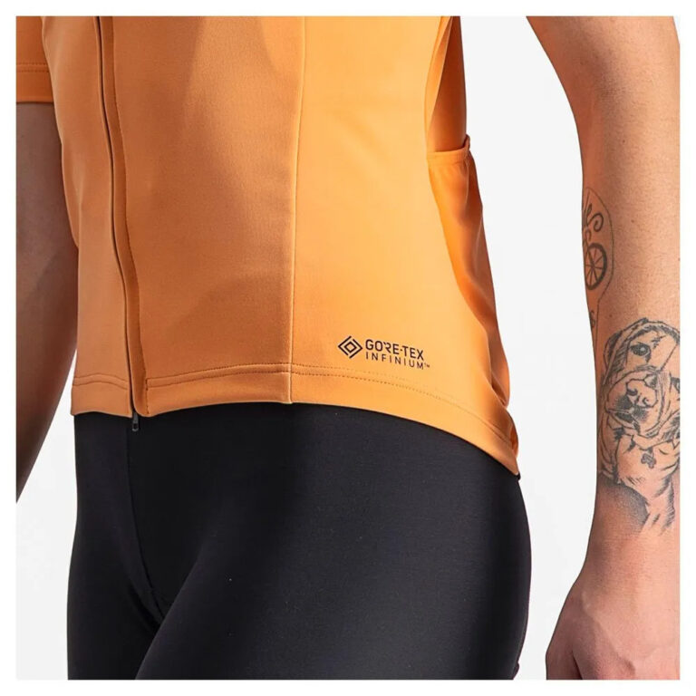 Castelli Perfetto RoS 2 Wind Short Sleeve Jersey S Light Orange - M Light Orange - Image 5