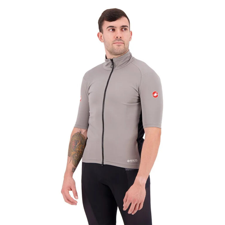 Castelli Perfetto RoS 2 Wind Short Sleeve Jersey L Nickel Grey - Image 3