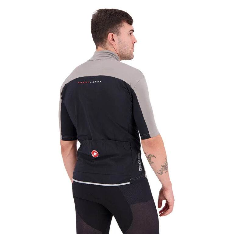 Castelli Perfetto RoS 2 Wind Short Sleeve Jersey L Nickel Grey - Image 4