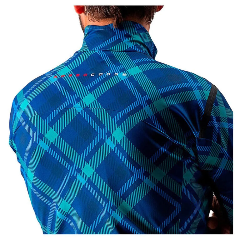 Castelli Perfetto RoS Jacket S Ocean Blue / Malachite Green Plaid - 2XL Ocean Blue / Malachite Green Plaid - Image 5