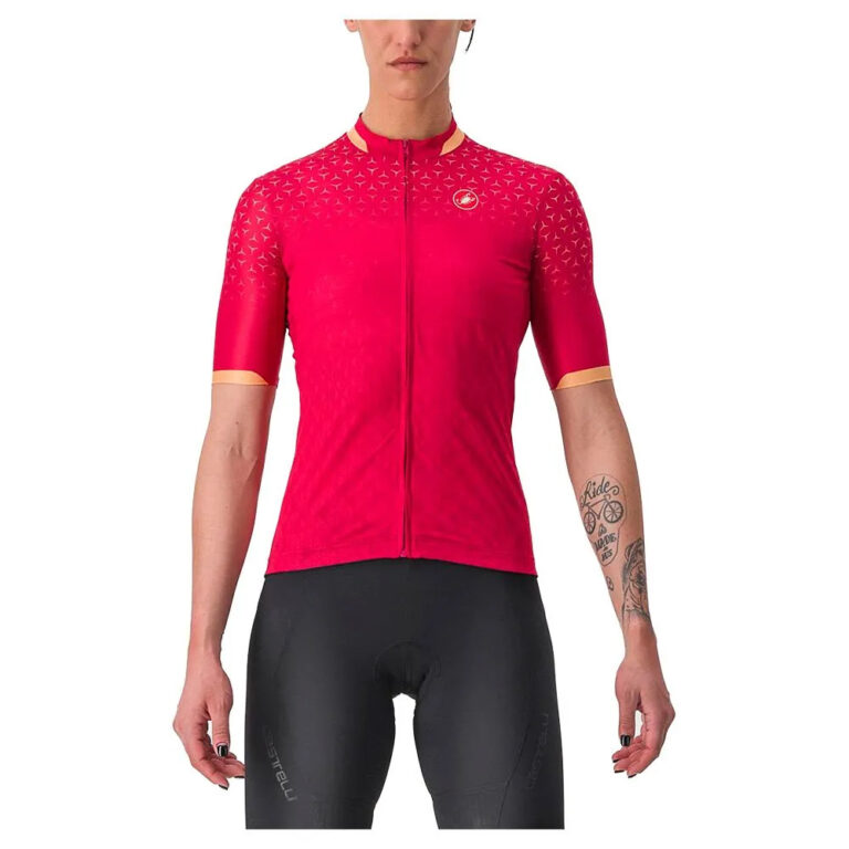 Castelli Pezzi Short Sleeve Jersey XS Persian Red - XL Persian Red