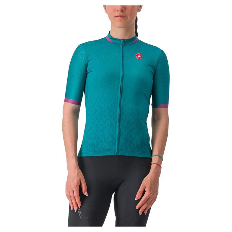 Castelli Pezzi Short Sleeve Jersey XS Quetzal Green - XL Quetzal Green